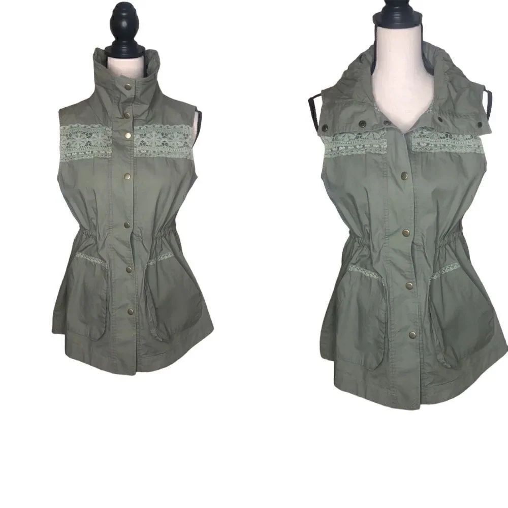 Dylan Light Olive Green Cotton Vest